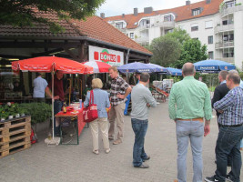 Süße Waffeln gab es bei der SPD