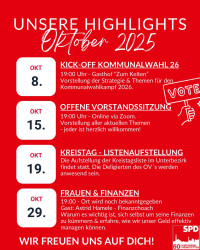 Termine Oktober 2025