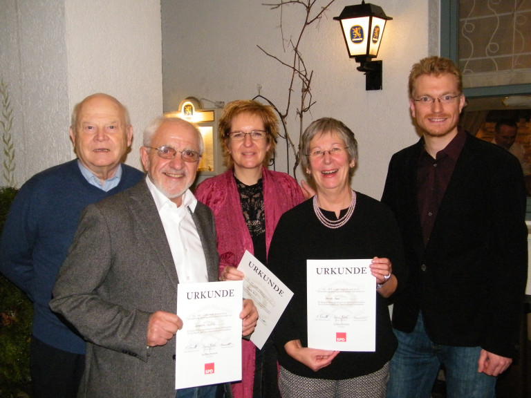 Ehrungen anlsaesslich Neujahrfeier